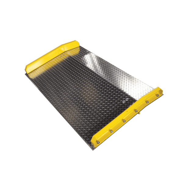 60" W x 60" L, 3/8" Aluminum, 4" High Steel Curb